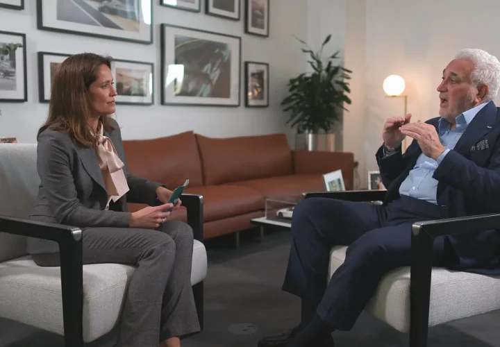 executive interview video filmed in bespoke office studio